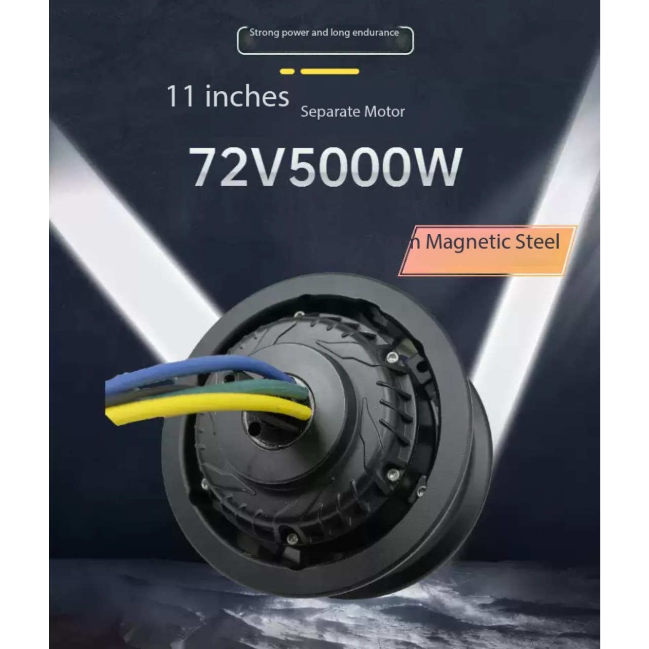 11 inch 72V 5000W gesplitste n - 5000W Hub Motor Kit 72V recensie en prijs