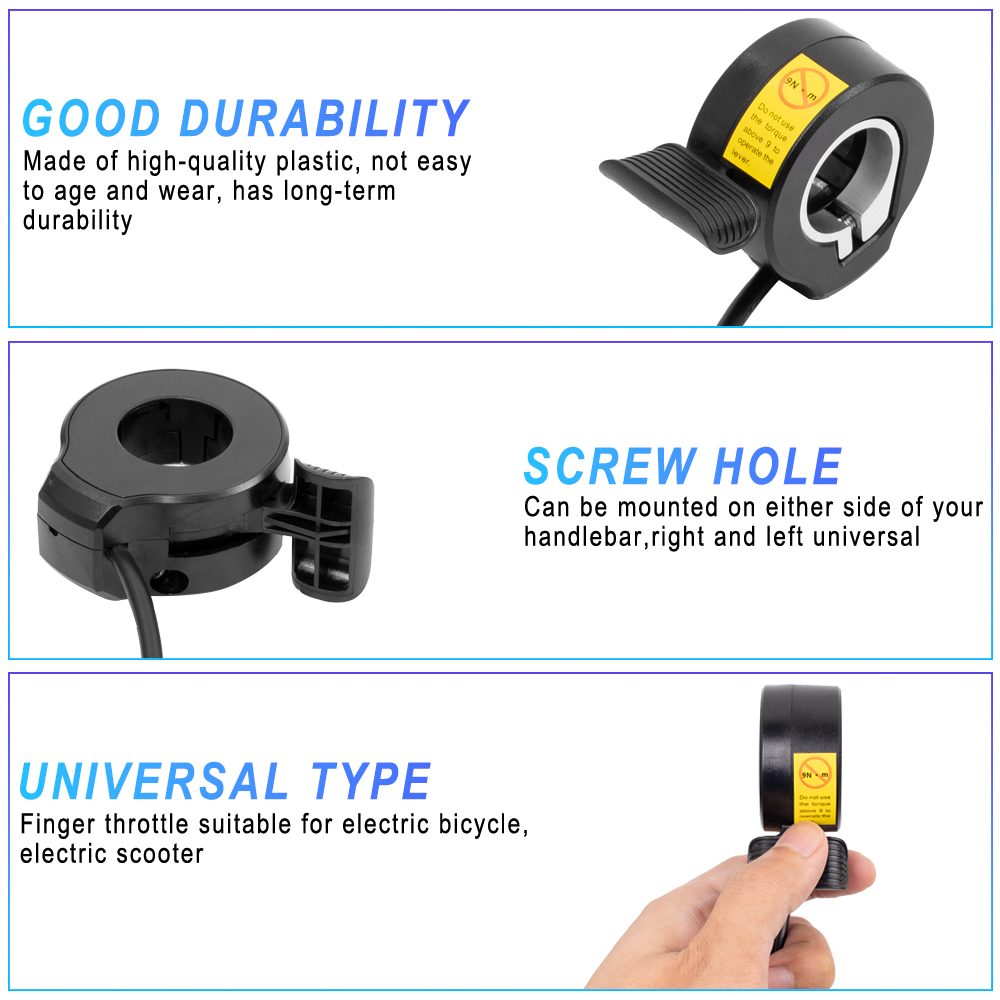 130X Ebike Thumb Throttle voor - Mid Drive Conversion Kit 1000W recensie en prijs