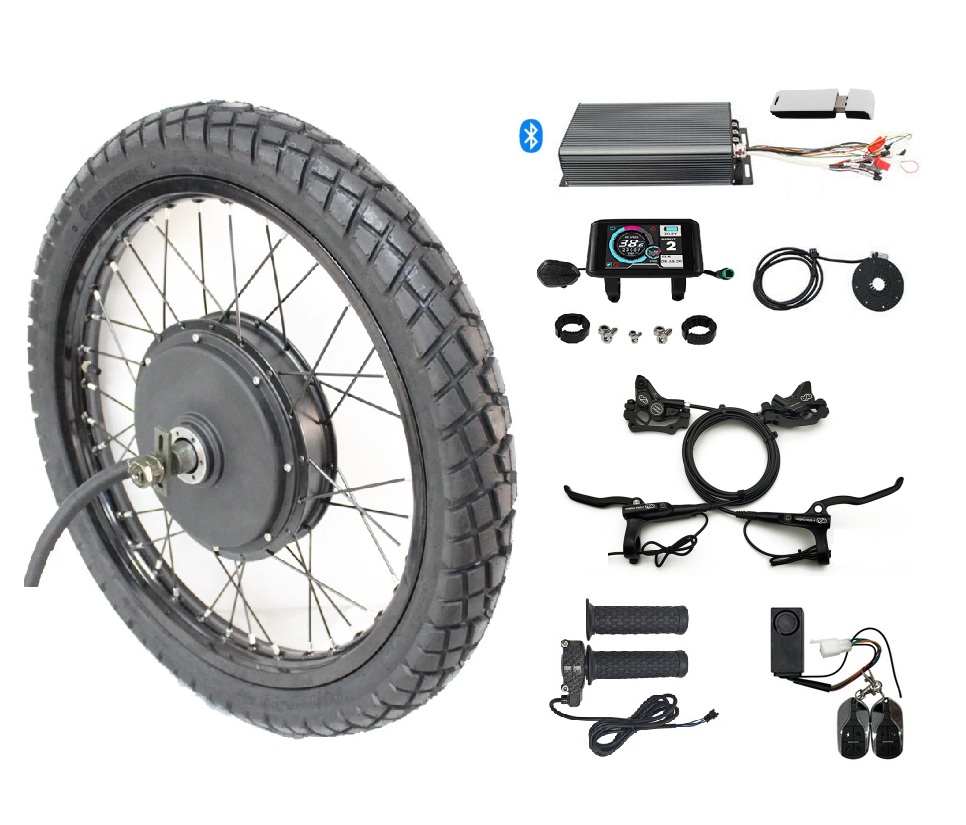 48 V-72 V 100A 5000 W Motorfie - 5000W Hub Motor Kit 72V recensie en prijs