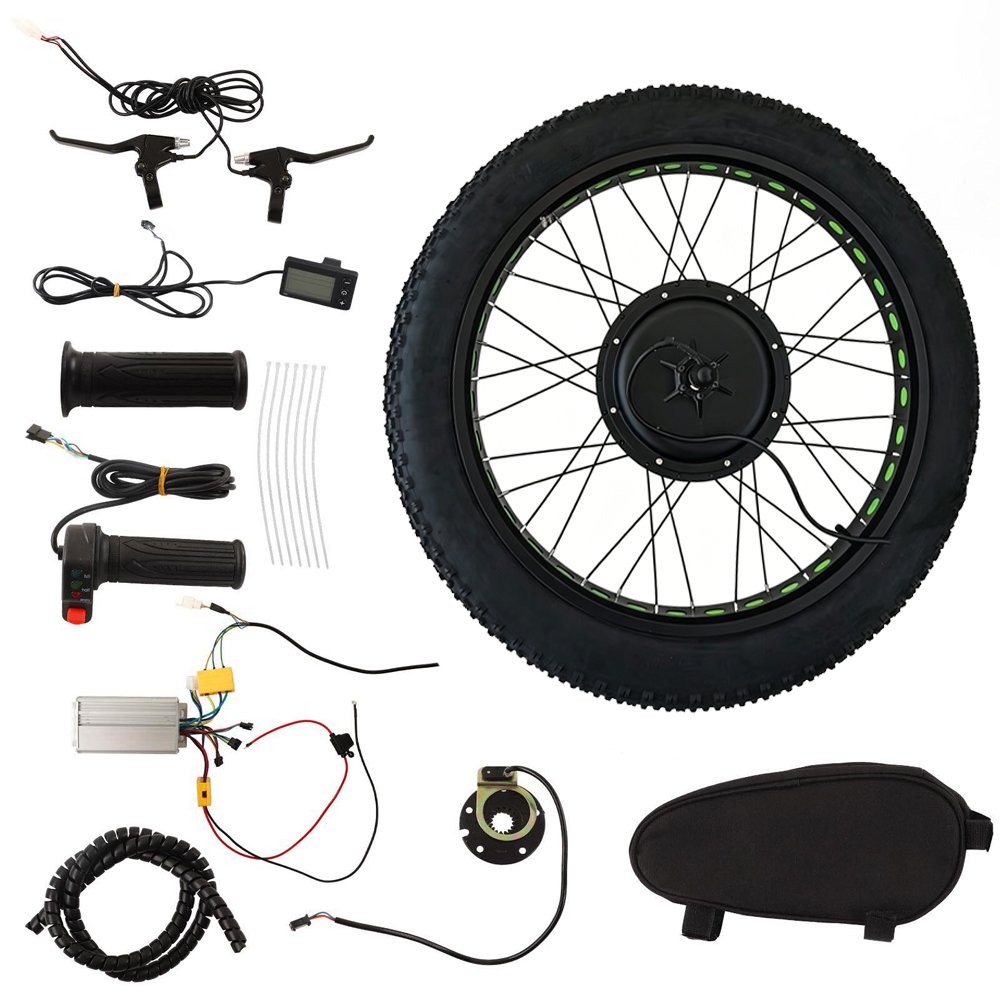 48V 1500W E-bike voorwiel conv - Fat Tire Electric Bike Conversion Kit 1500W recensie en prijs